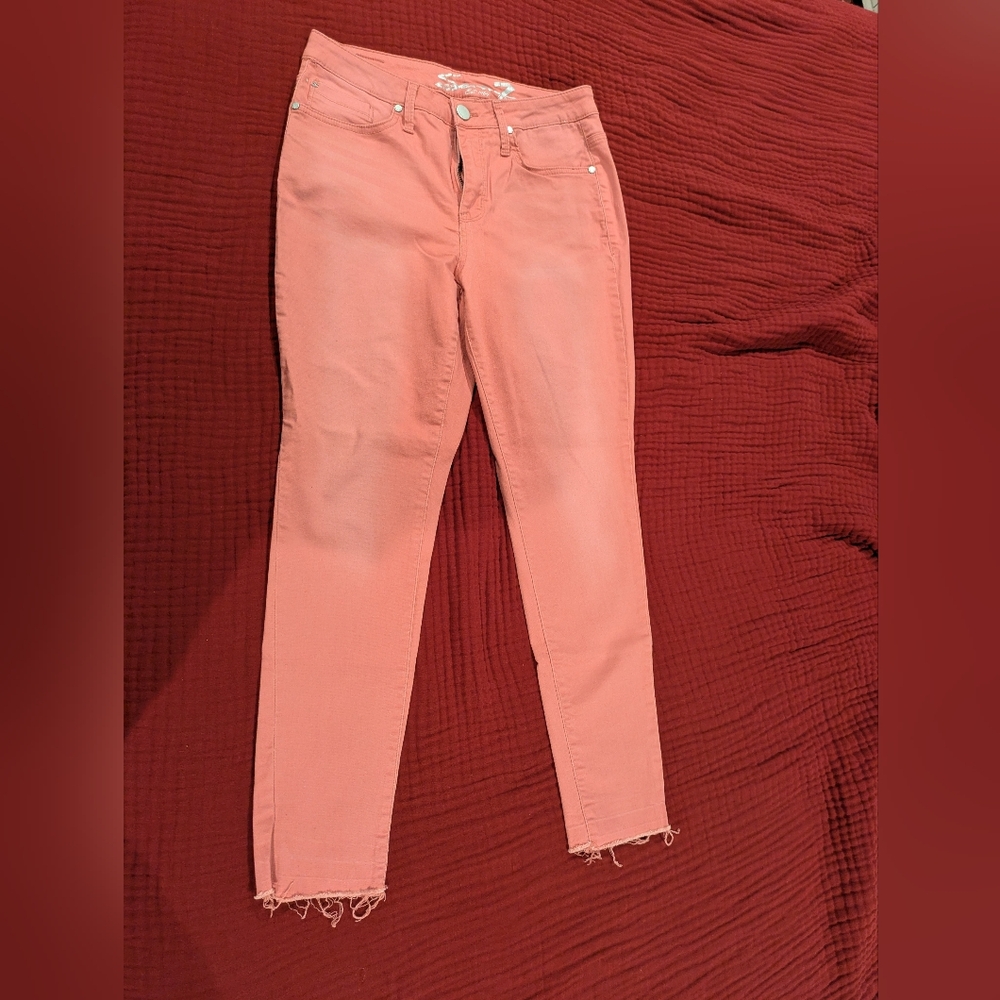 Seven7 Jeans Sz 10 Rose Crop